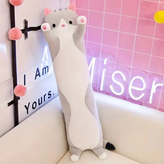 Plush Cat Pillow – Your New Favorite Hug Buddy - 50CM